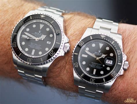 rolex deepsea sea dweller vs submariner|rolex submariner vs deepsea.